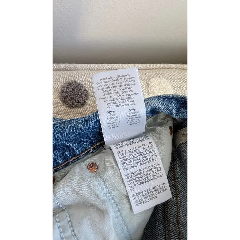 Mother Jeans / HIGH WAISTED HIKER HOVER Straight Leg Jeans / Wild & Free Wash